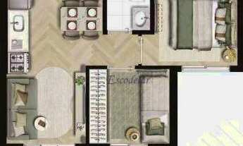 Imagem 2: Apartamento com 2 dormitórios à venda, 41 m² por R$ 375.000,00 - Lapa - São Paulo/SP