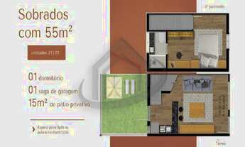 Imagem 6: Sobrado para Venda - 46.69m², 1 dormitório, 1 vaga - Santa Tereza