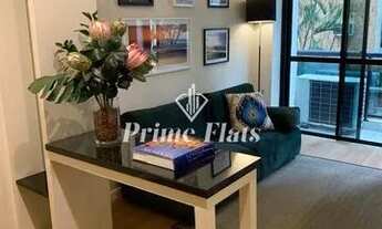 Imagem 1: Flat disponível para locação no International Duplex Residence em Moema, com 42m², 1 dormi