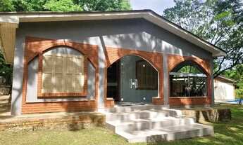 Imagem 5: Sítio espetacular, área plana, excelente localização, casa em alvenaria mobiliada, salão d