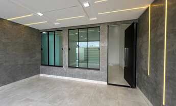 Imagem 3: Casa Verona com 3 quartos, moderna, sala com pe direito duplo Anápolis