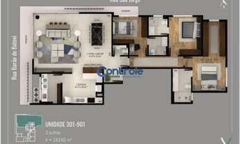 Imagem 5: Apartamento alto padrão c/ 03 suítes no Centro de Florianópolis/SC