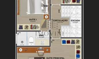 Imagem 7: TOP" SOBRADO NOVO NO SEMINARIO- 3 SUITES,  150M2 PRIVATIVOS + 50M2 DE TERRAÇO