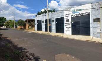 Imagem 5: Barração Industrial/Empresarial p/ aluguel com 130 m2, com banh, copa, lavand. pé direito