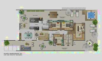 Imagem 5: Apartamento com área privativa à venda, 4 quartos, 1 suíte, 2 vagas, Ana Lúcia - Sabará/MG