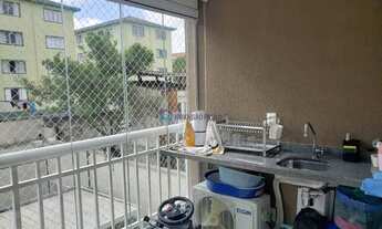 Imagem 3: Vila Guarani, Apartamento com 2 dormitórios sendo 1 suíte, varanda gourmet fechada com vid