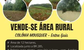 Imagem: AR 1021) 12 Hectares - Colonia Mousquer
