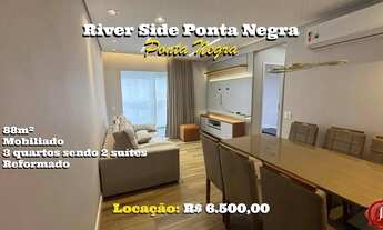 Imagem: Cond. River Side Ponta Negra 88m², Mobiliado