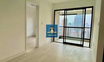 Imagem 2: Ap 1 dorm., 42m2, semimobiliado, varanda, 2 banh., ar cond., 1 vaga, 1ª locação