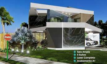 Imagem: Casa Moderna Padrão Aberta com 5 suítes