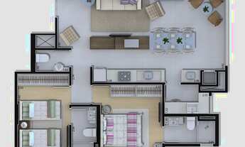 Imagem 4: Apto 2 suites com 1 vaga