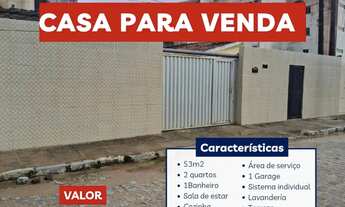 Imagem: Casa pronta para venda possui 53 metros