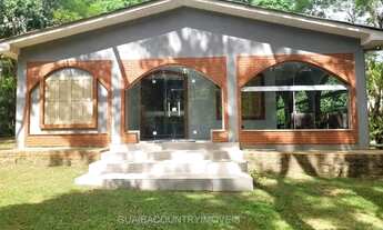 Imagem 4: Sítio espetacular, área plana, excelente localização, casa em alvenaria mobiliada, salão d