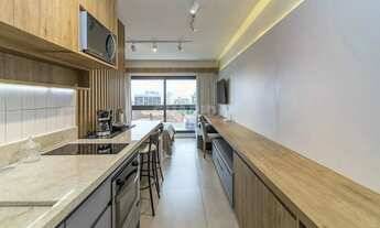 Imagem 4: Apartamento Loft mobiliado no bairro Petrópolis, com 1 vaga de garagem e andar alto!