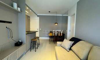 Imagem 2: Apartamento com 1 dormitório para alugar, 50 m² por R$ 9.000,00/mês - Brooklin - São Paulo