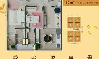 Imagem 4: Unidade disponível para venda no residencial YVY!