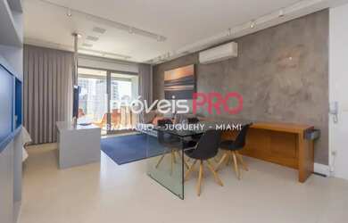 Imagem 2: Apto mobiliado para locação ou venda de 1 dorm e 2 vagas com lavabo no Vila Nova Conceição