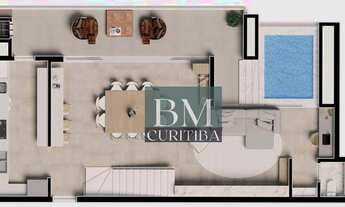 Imagem 2: Cobertura duplex com 3 suítes à venda, 172 m² por R$ 2.343.294 - Seminário - Curitiba/PR