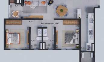 Imagem 6: Apartamento Res. Berlim - Recife - Tubarão/SC