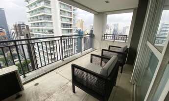 Imagem 5: Apartamento mobiliado no Brooklin - 1 suíte - 1 vaga e varanda