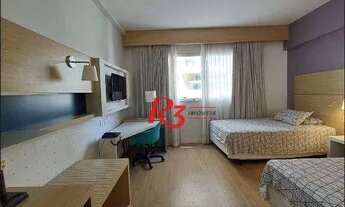 Imagem 2: Flat com 1 dormitório à venda, 25 m² por R$ 410.000,00 - Gonzaga - Santos/SP