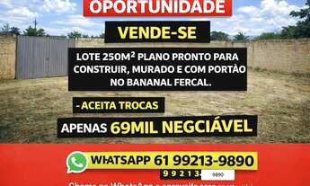 Imagem: LOTE PLANO 250M2 MURADO NO BANAL FERCAL