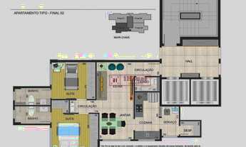 Imagem 2: Apartamento com 2 dormitórios à venda, 66 m² por R$ 970.000,00 - Vila Paris - Belo Horizon