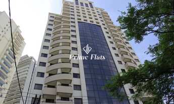 Imagem 2: Flat disponível para locação no Quality Faria Lima, com 24m², 1 dormitório e 1 vaga