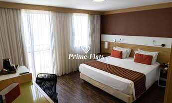 Imagem 3: Flat disponível para locação no Quality Faria Lima, com 24m², 1 dormitório e 1 vaga