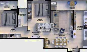 Imagem 7: Apartamento com 2 dormitórios à venda, 87 m² por R$ 715.547,00 - Cidade Universitária Pedr
