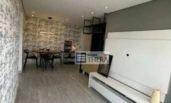 Imagem 5: Apartamento com 2 dormitórios para alugar, 50 m² por R$ 3.500,00/mês - Campestre - Santo A