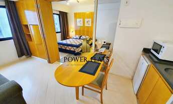 Imagem 1: Flat para aluguel possui 33 metros quadrados com 1 quarto em Moema - São Paulo - SP