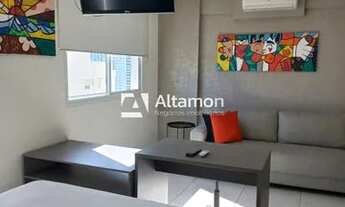 Imagem 2: Locação, Flat Mobiliado com Uma suíte, sala, cozinha. Completo