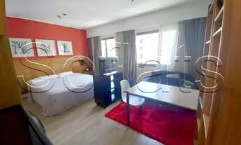 Imagem 2: Flat Slaviero Moema com 1 dormitório e 1 vaga disponível para locação com entrada imediata