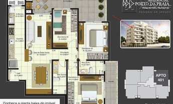 Imagem 6: Apartamento de 03 dormitórios com vista para o mar - Praia de Fora, Palhoça/SC