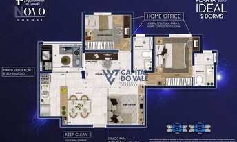 Imagem 6: Apartamento com 2 dormitórios à venda, 65 m² por R$ 570.000,00 - Parque Industrial - São J