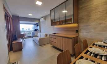 Imagem 5: Quarto e sala finamente decorado no Salvador Prime andar altíssimo