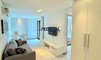 Imagem 7: Flat mobiliado para aluguel com 43 metros quadrados e 1 quarto na Av. Boa Viagem