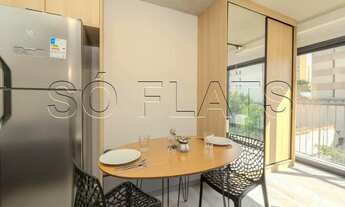 Imagem 6: Edifício Bela Vista, studio todo mobiliado disponível para locação contendo 25m² e 1 dormi