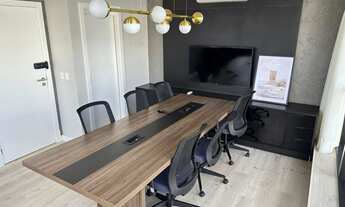 Imagem: Sala mobiliada no Sky Business Center