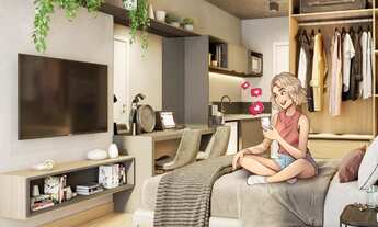 Imagem 6: APARTAMENTO com 1 dormitório à venda com 29.3m² por R$ 212.058,00 no bairro Rebouças - CUR