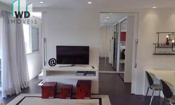 Imagem 2: Apartamento com 1 dormitório para alugar, 50 m² por R$ 4.702,18/mês - Alphaville Conde II