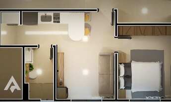 Imagem 2: Loft 31,53 m² à venda por R$ 410.000,00 - Bairro Itoupava Seca - Blumenau/SC