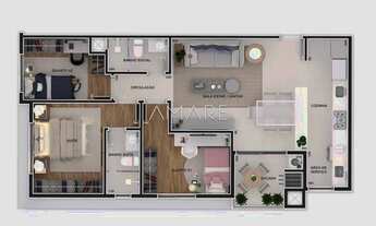 Imagem 7: GARDEN com 3 dormitórios à venda com 187.02m² por R$ 920.000,00 no bairro Rebouças - CURIT