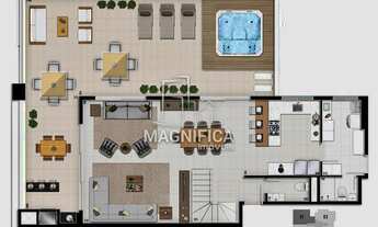 Imagem 6: COBERTURA com 4 dormitórios à venda por R$ 2.870.900,00 no bairro Champagnat - CURITIBA