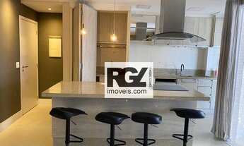 Imagem 6: Apartamento com 2 dormitórios para alugar, 77 m² por R$ 5.900,00/mês - Ponta da Praia - Sa