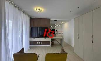 Imagem 2: Studio com 1 dormitório à venda, 57 m² por R$ 910.000,00 - Ponta da Praia - Santos/SP