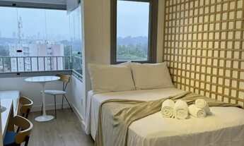 Imagem 7: Apartamento mobiliado para locação no Brooklin 20m² com lazer completo