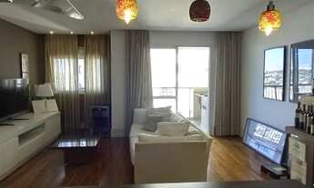 Imagem 3: LINDO APARTAMENTO MOBILIADO ANDAR ALTO SENDO 75m2 DORTS 2 VAGAS PRÓXIMO AO SHOPPING IGUA