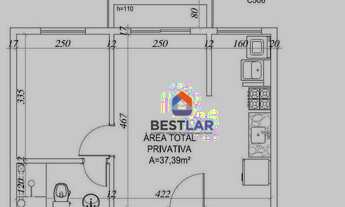 Imagem 5: Apartamento à venda, 37 m² por R$ 330.000,00 - Granja Viana - Cotia/SP